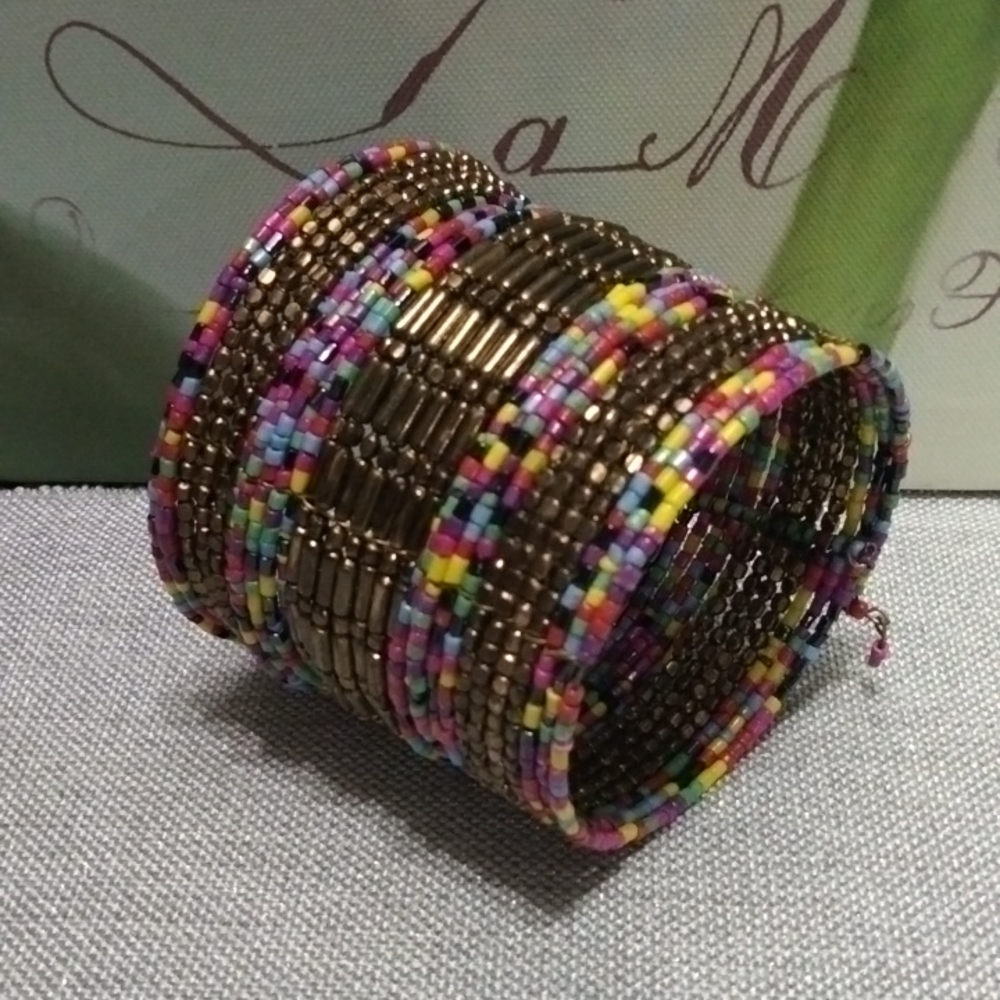 Beaded Cuff Bracelet
